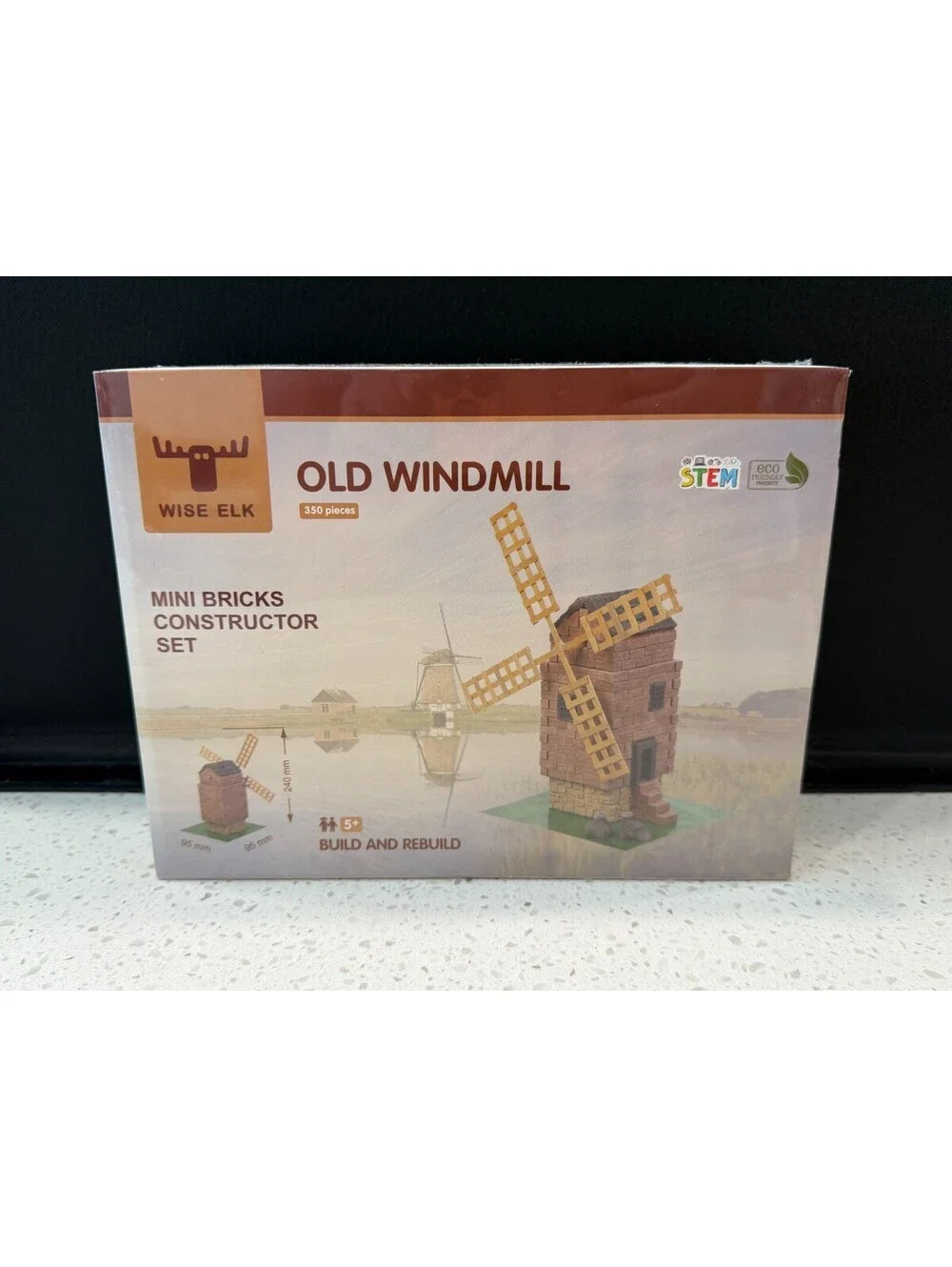 Wise Elk Old Windmill Mini Bricks Constructor Set